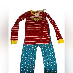 Wonder Woman Costume Pajama Set Kids Size 14